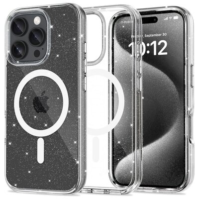 Tech-Protect Flexair Hybrid Magsafe do iPhone 16 Pro Max Glitter