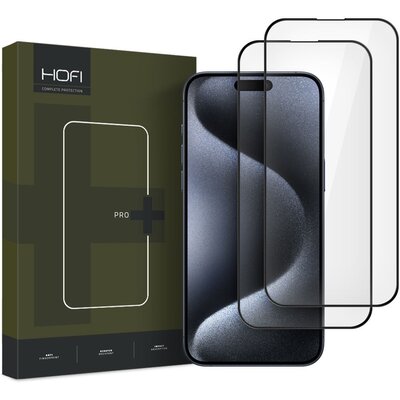 Szkło hartowane HOFI Glass Pro+ do Apple iPhone 16 Pro Max Czarny (2 szt.)