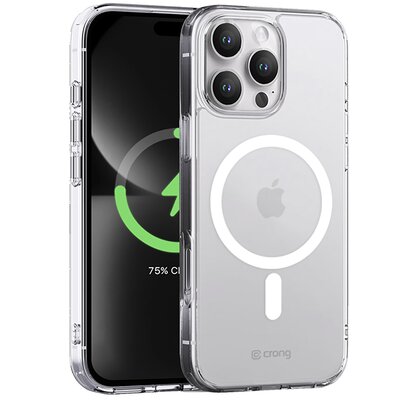 Crong Clear MAG Cover - Etui iPhone 16 Pro Max MagSafe (przezroczysty)