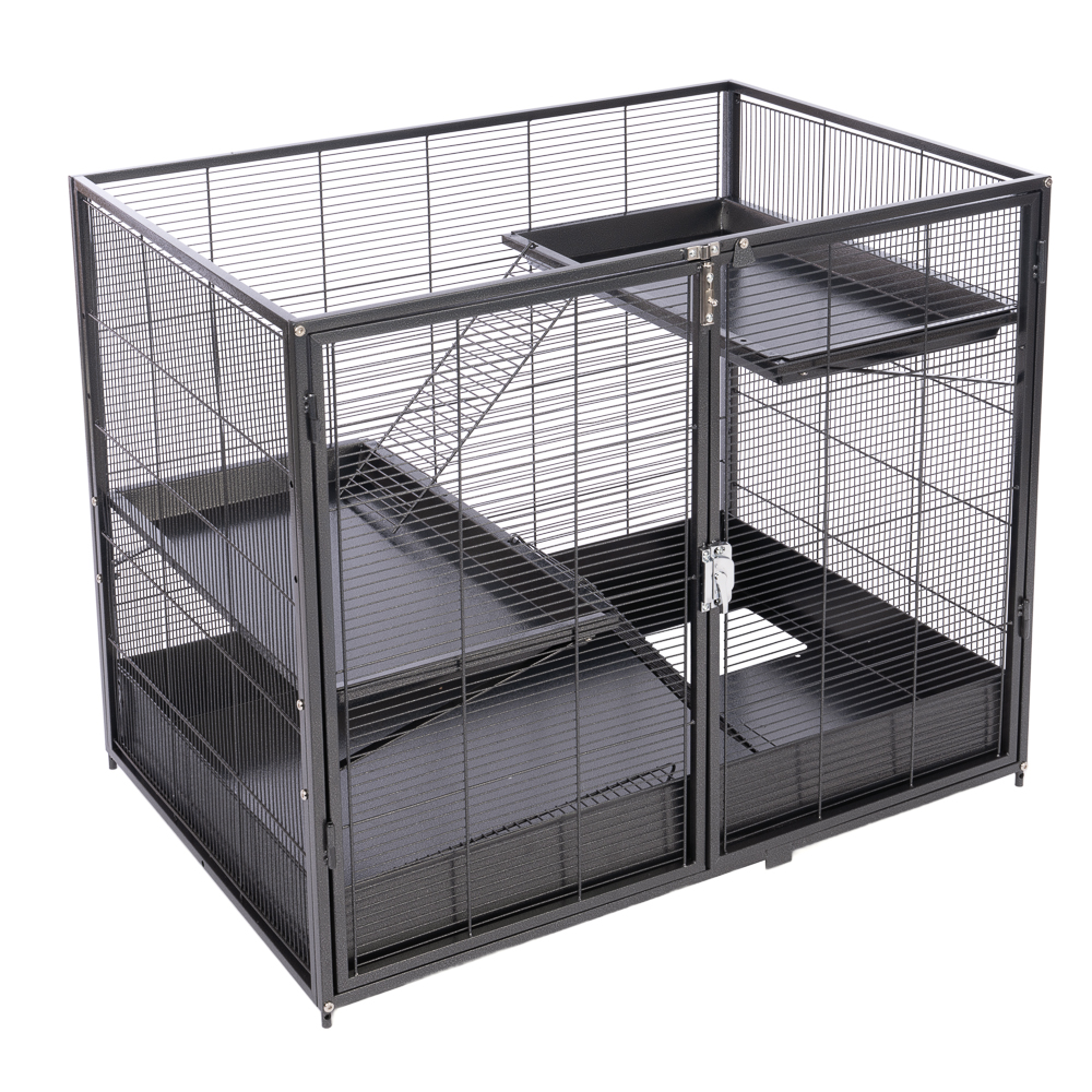 TIAKI, klatka dla małych zwierząt Étagère - Dodatek - uzupełnienie klatki głównej: dł. x szer. x wys.: 93,5 x 63 x 73,8 cm