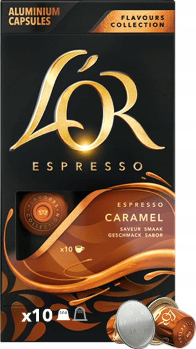 Kapsułki do Nespresso L'OR Kapsułki L'OR do Nespresso Caramel 10 sztuk 10 szt.