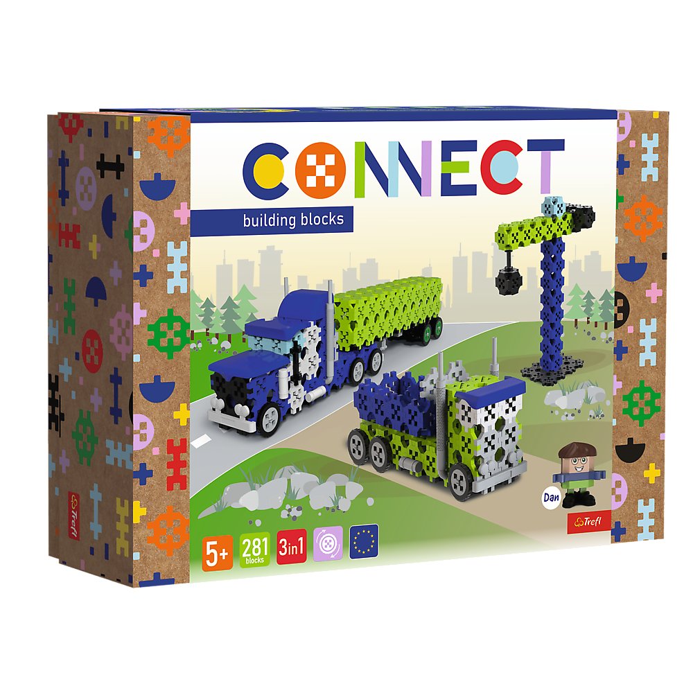 61977 Klocki Connect - Truck / Construction Zone - L