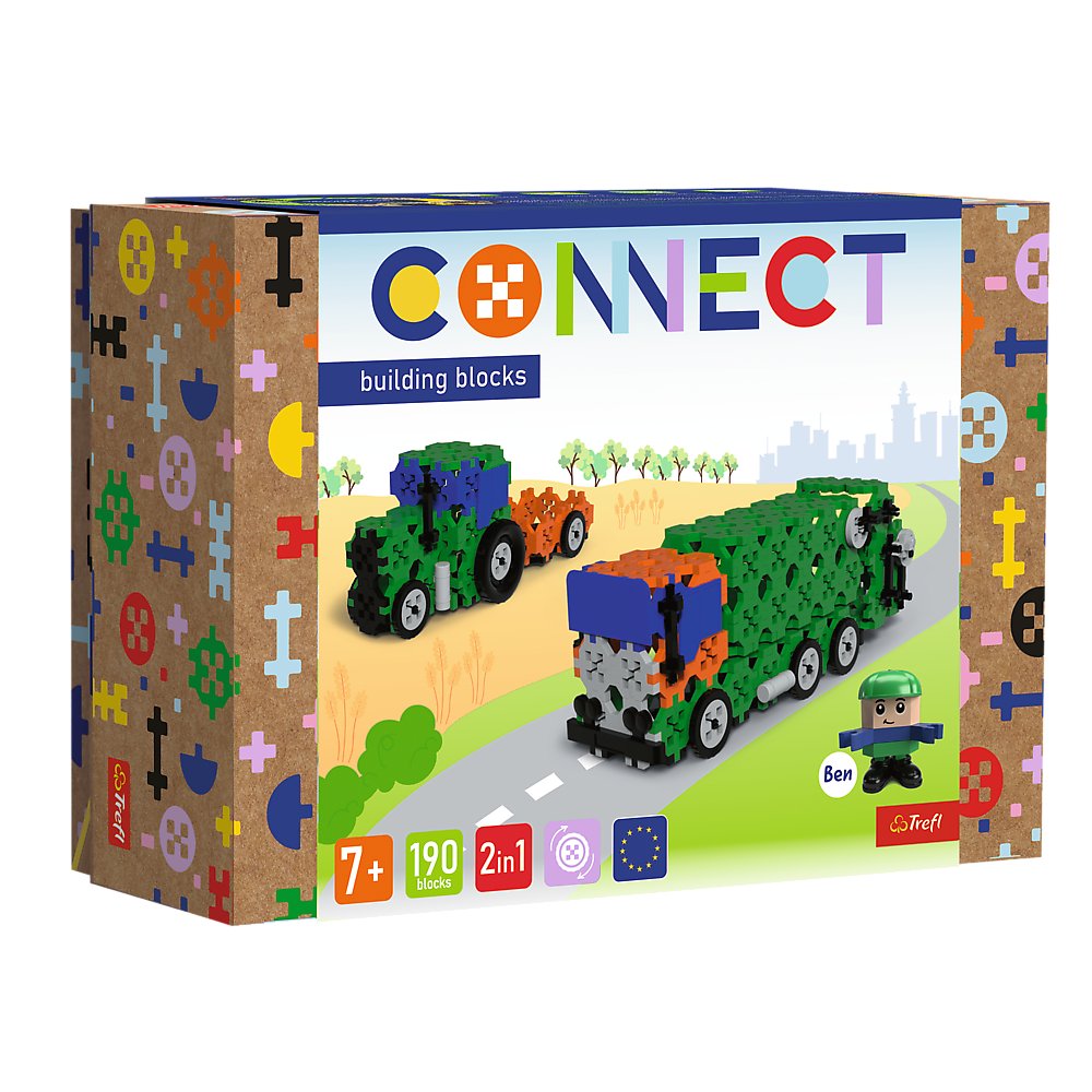 61976 Klocki Connect - Train / Truck with Trailer - L