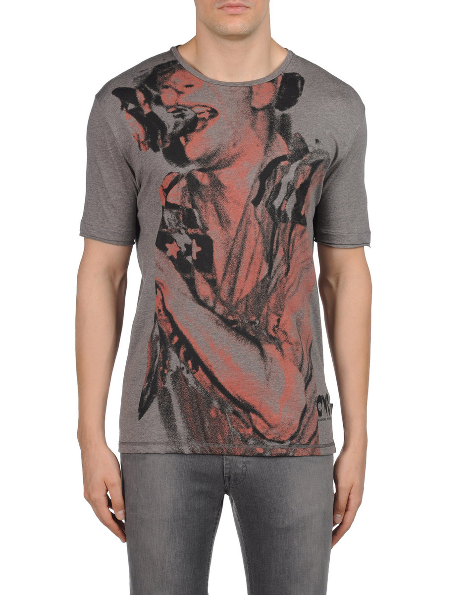 C'N'C COSTUME NATIONAL ORYGINALNY T-SHIRT MĘSKI 46