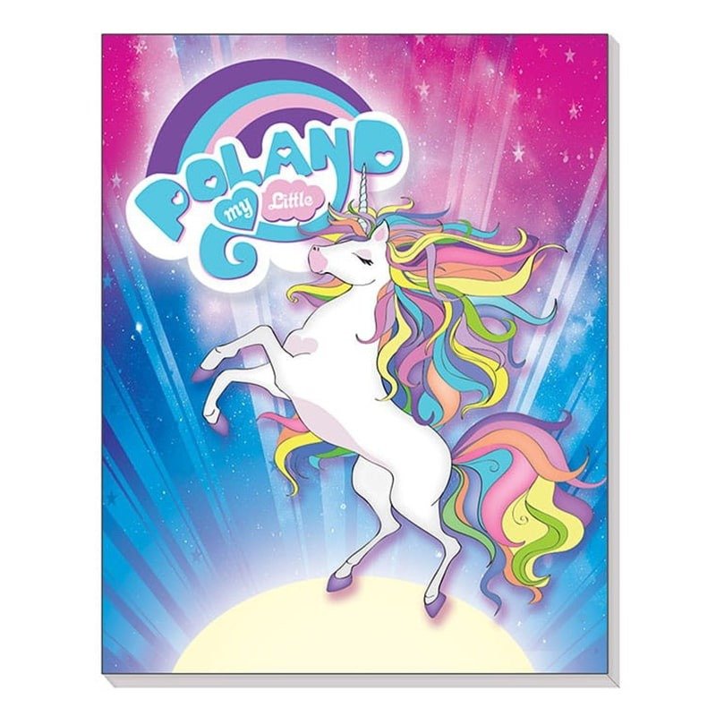 Notes 3D na magnesie Polska Jednorożec