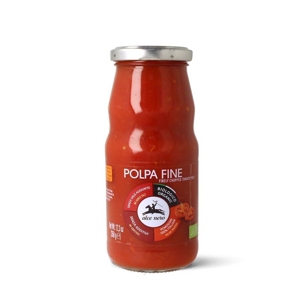 Alce Nero Pulpa pomidorowa drobno siekana 350 g Bio