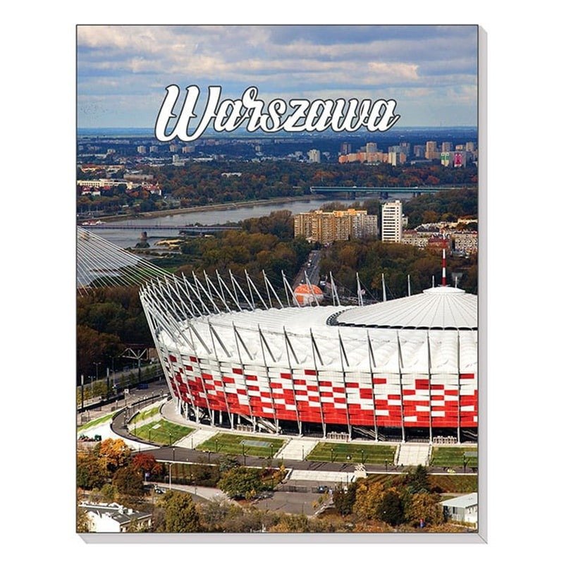 Notes 3D na magnesie Warszawa Stadion Narodowy