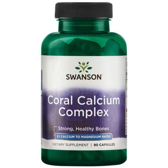 Swanson Coral Calcium Complex, 90 kapsułek