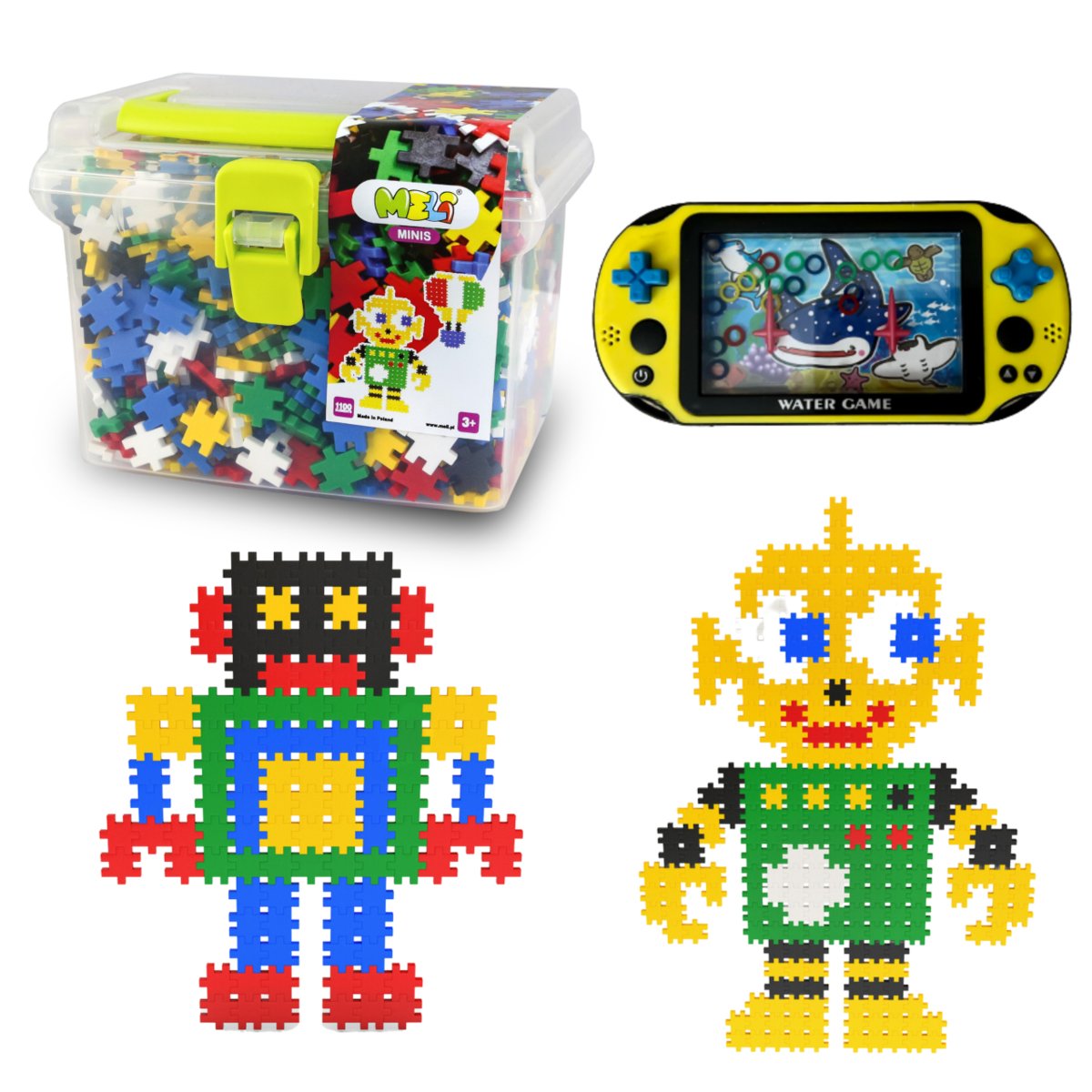 Klocki Meli Minis Travel Box 1100 El. Wafle Konstrukcyjne + Prezent