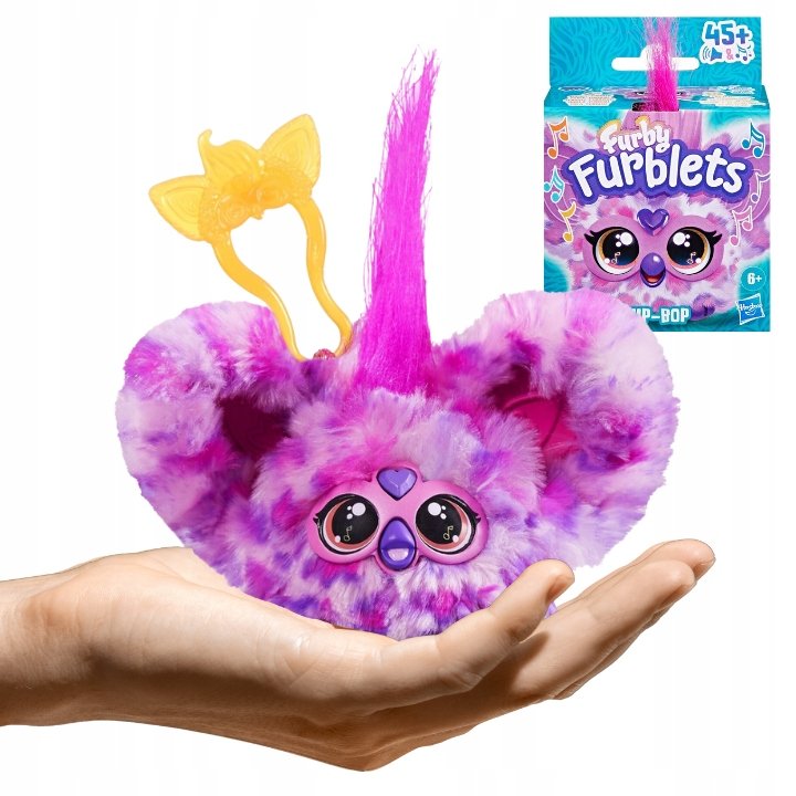 FURBY FURBLETS HIP-BOP INTERAKTYWNA MASKOTKA PLUSZAK PONAD 45 DZWIĘKÓW