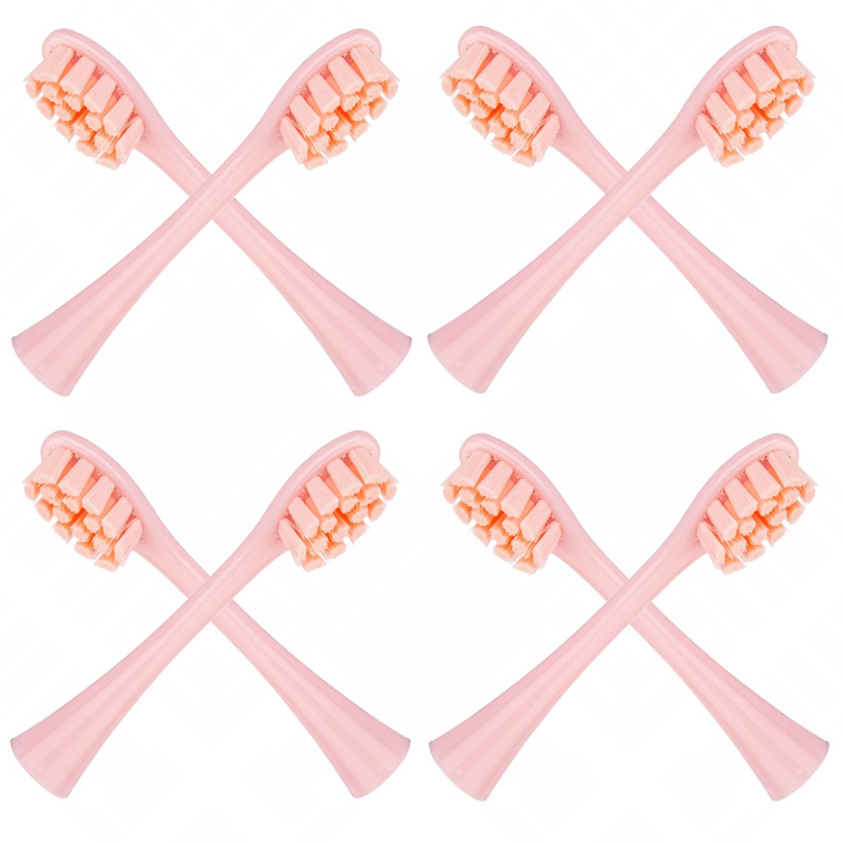 8x końcówki RÓŻOWE do szczoteczki sonicznej Oclean SE / X / X PRO / X PRO Elite / X PRO Digital / X10 / One / Air / Z / F1 / FLOW / Endurance - Rept..