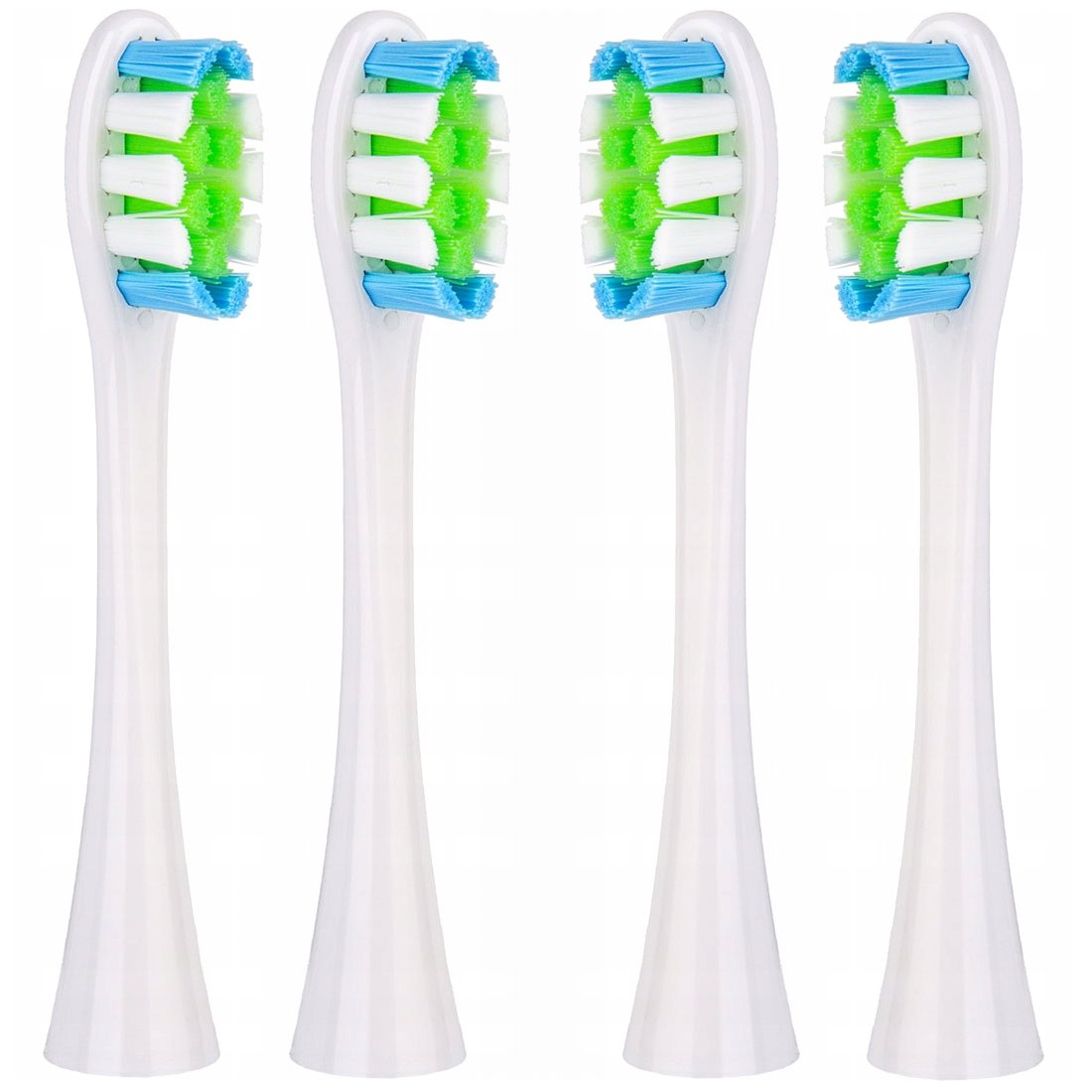 4x końcówki BIAŁE do szczoteczki sonicznej Oclean SE / X / X PRO / X PRO Elite / X PRO Digital / X10 / One / Air / Z / F1 / FLOW / Endurance - Reptila