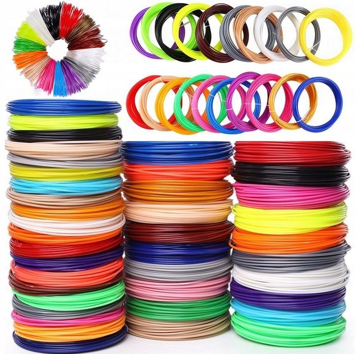 Wkłady Do Długopisu 3D Filament 200M 40 Kolorów