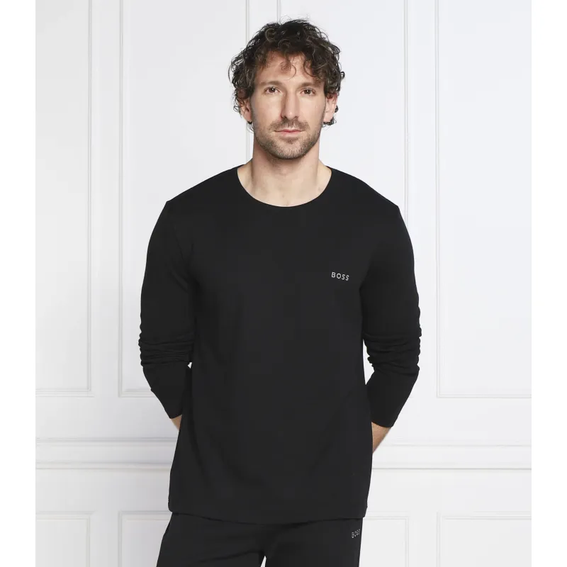 BOSS BLACK Longsleeve Waffle LS-Shirt | Regular Fit