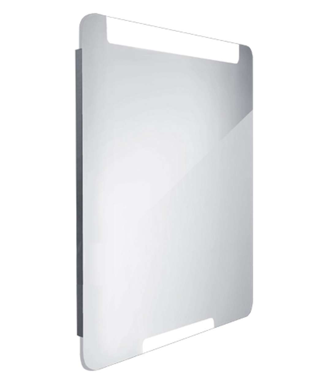 Nimco Lustra - Lustro z oświetleniem LED, 60x80 cm, aluminium ZP 22002