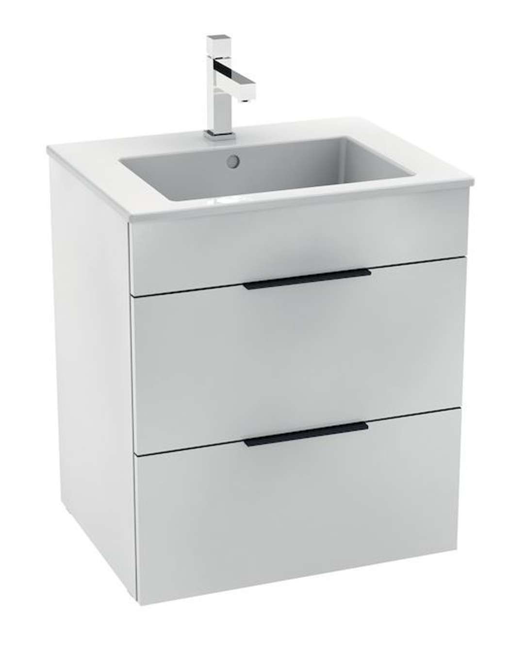 Jika Cube - Szafka ze zlewem, 54x42x62 cm, biała H4536121763001