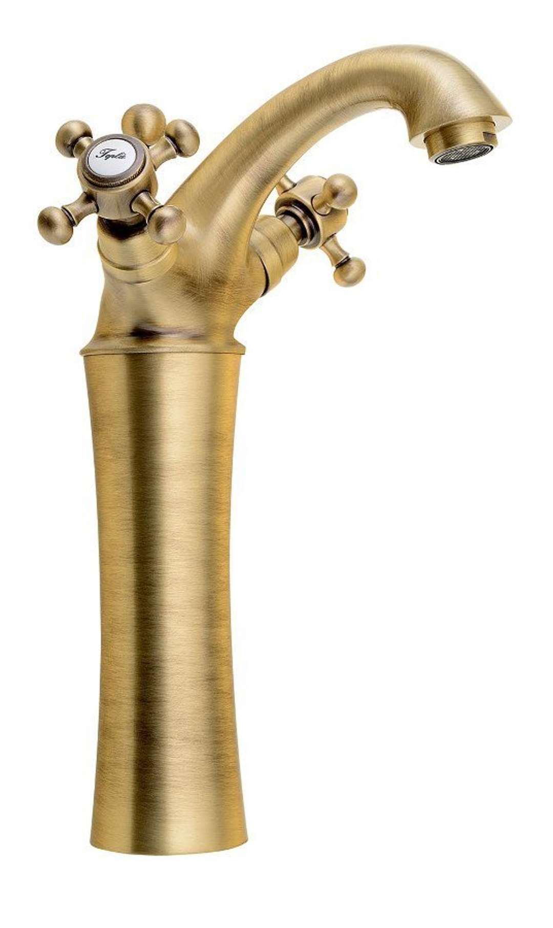 Sapho Reitano Rubinetteria Antea - Antea Bateria umywalkowa z odpływem, wysokość 25 cm, brąz 3176L