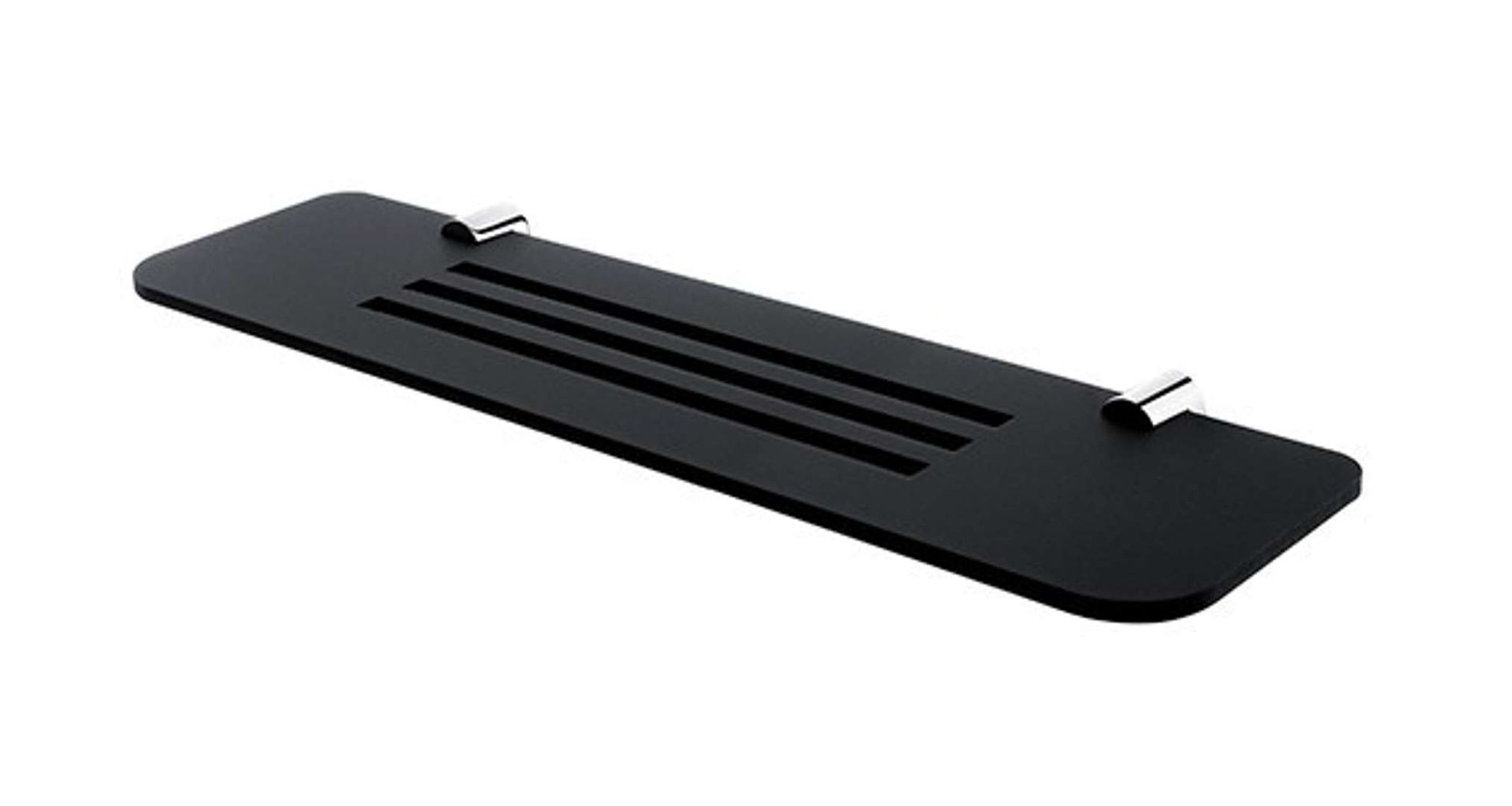 Nimco Nava - Półka IXI długość 50 cm, plexi czarna NA X350