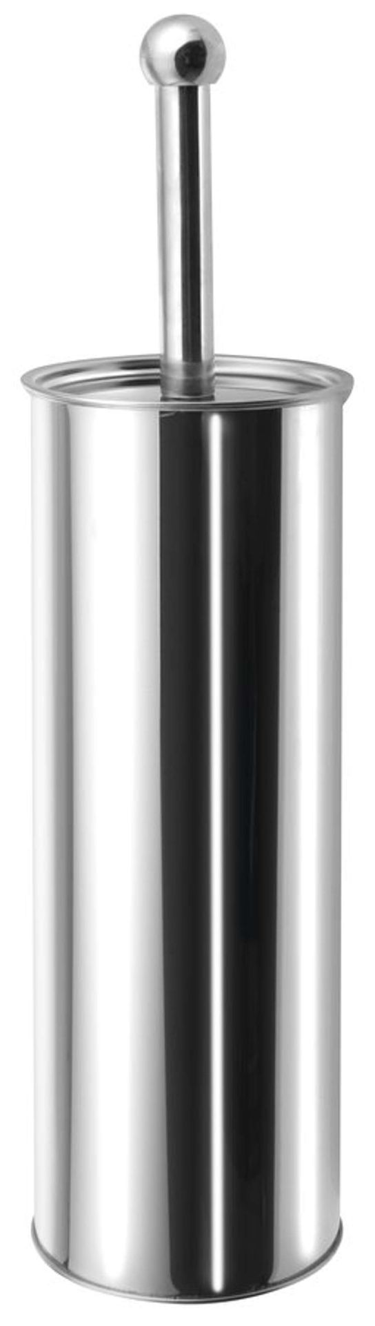 Aqualine Simple Line - Cylindryczna szczotka do WC, polerowana stal nierdzewna 04065F