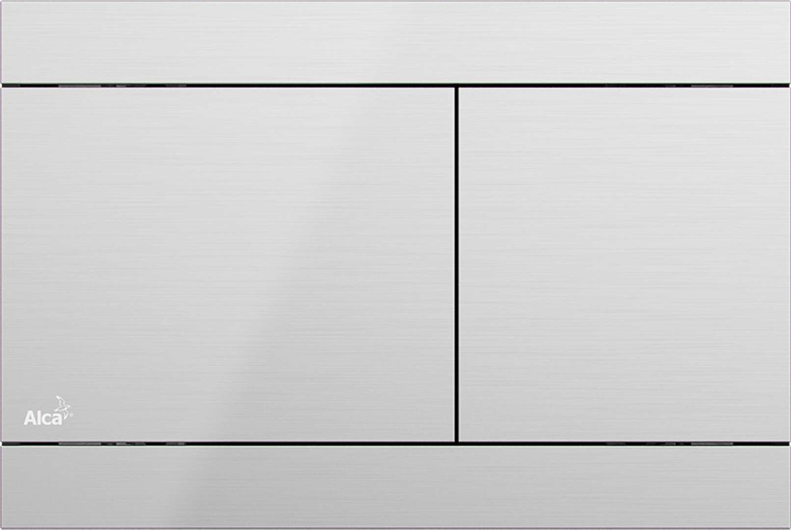 Alcadrain Flat - Kontrola spłukiwania, stal nierdzewna półmatowa FUN-INOX