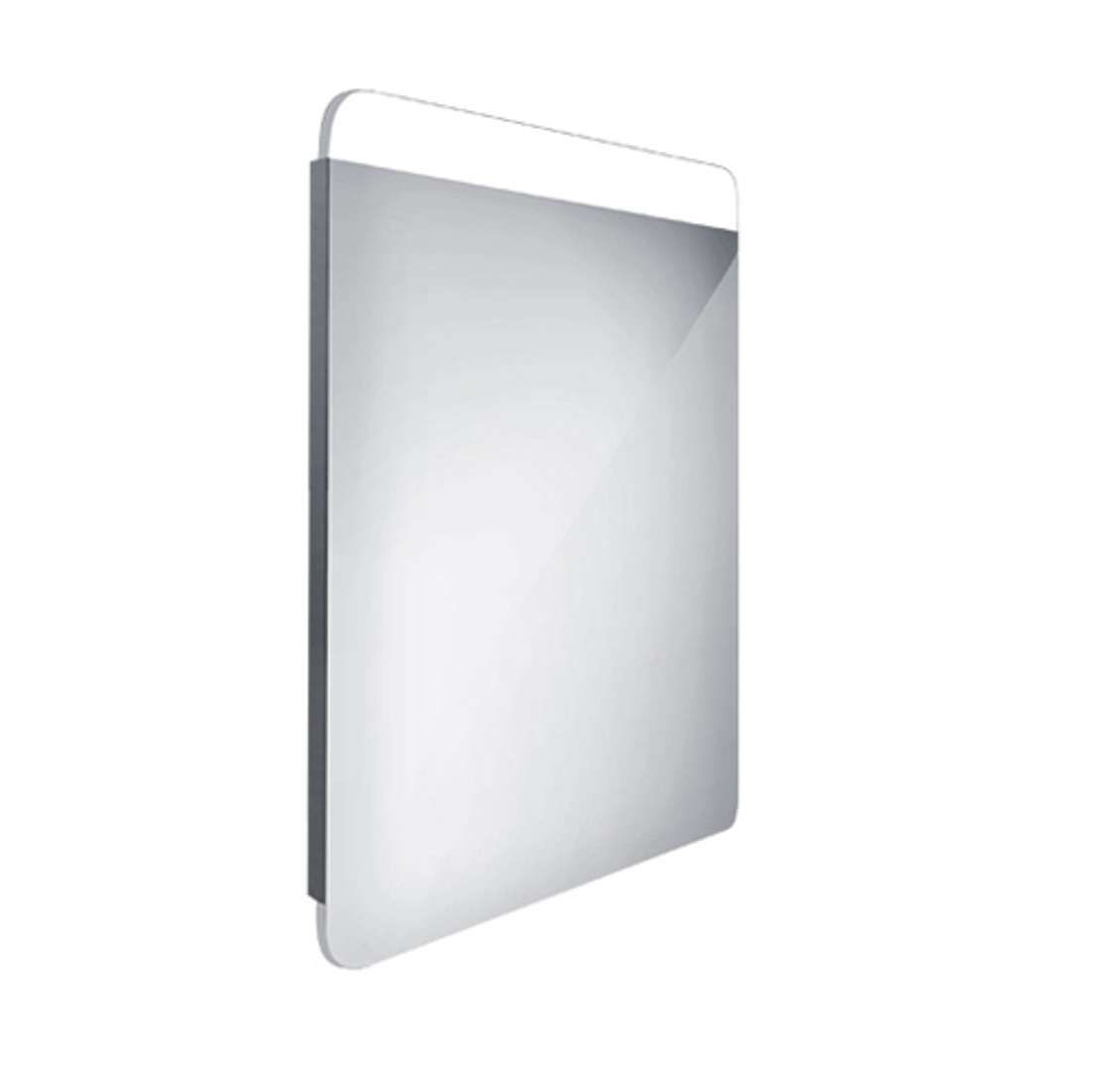Nimco Lustra - Lustro z oświetleniem LED, 50x70 cm, aluminium ZP 23001
