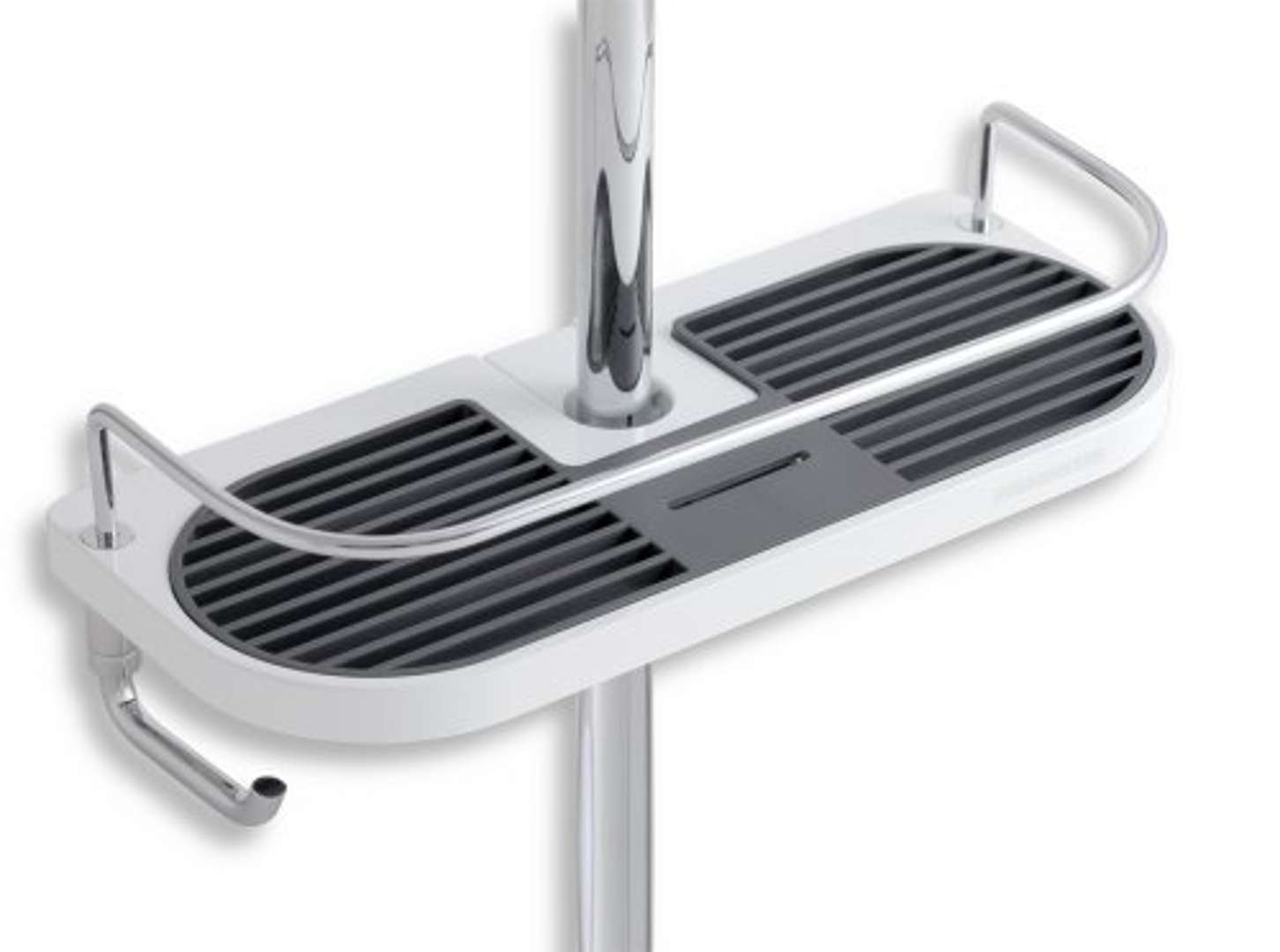 Novaservis Titania Yacore - Uniwersalna półka do przesuwnego uchwytu prysznicowego, plastik 65580,1