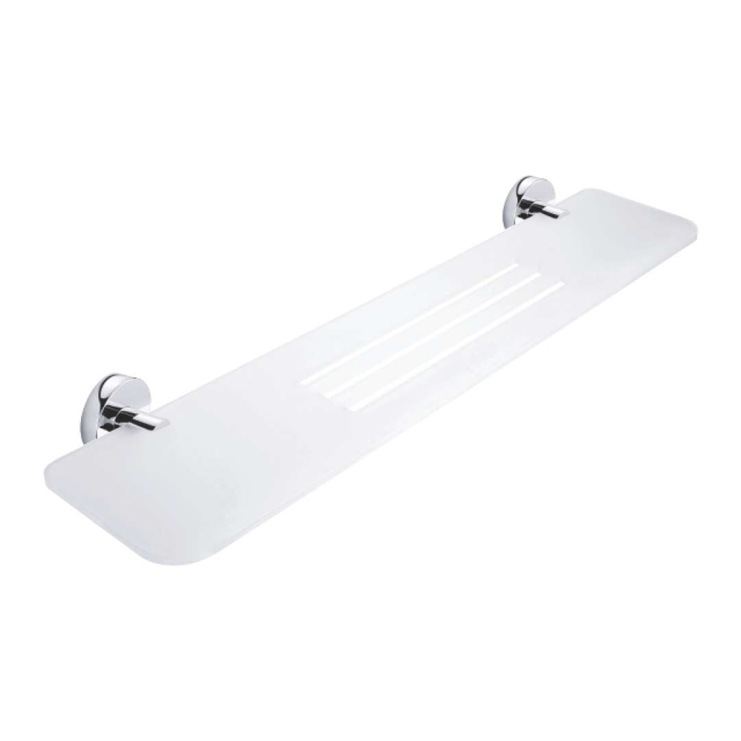 Nimco Unix - Półka IXI z wyfrezowanymi otworami 60 cm, chrom UN X360-26