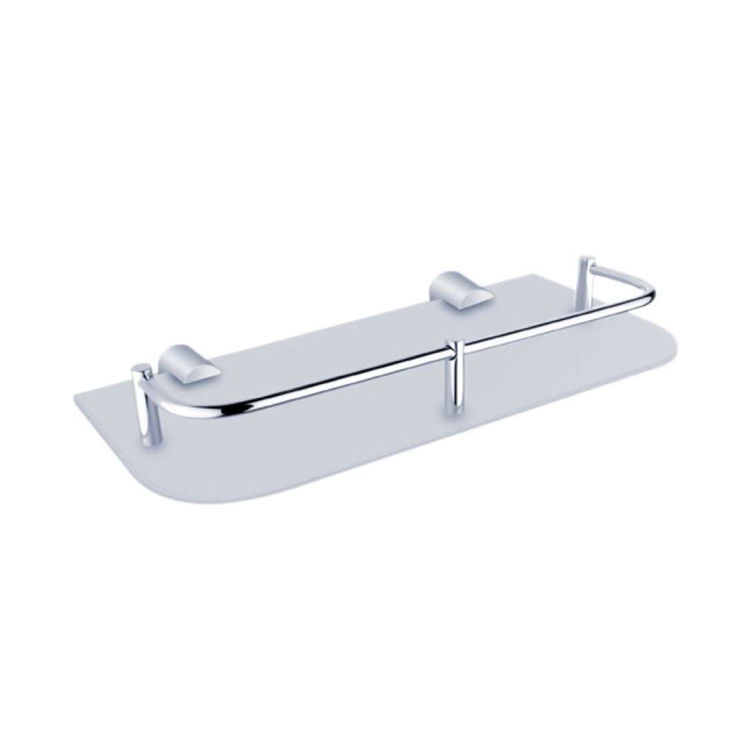 Nimco Bormo - Półka dł. 30 cm, szkło matowe/chrom BR 11091AX-30-26