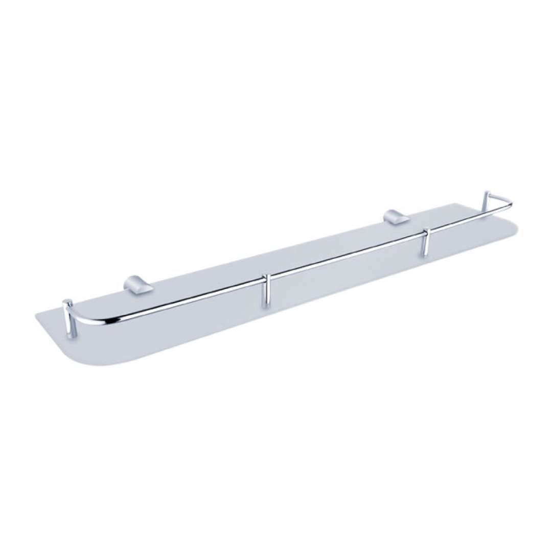 Nimco Bormo - Półka dł. 60 cm, szkło matowe/chrom BR 11091AX-60-26