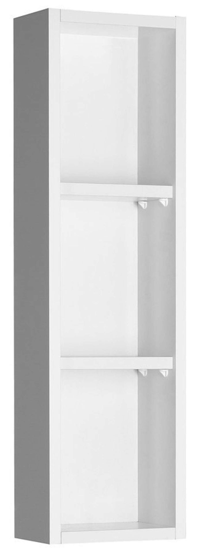 Aqualine Zoja - Szafka wisząca 20x70x12 cm, biała 45463