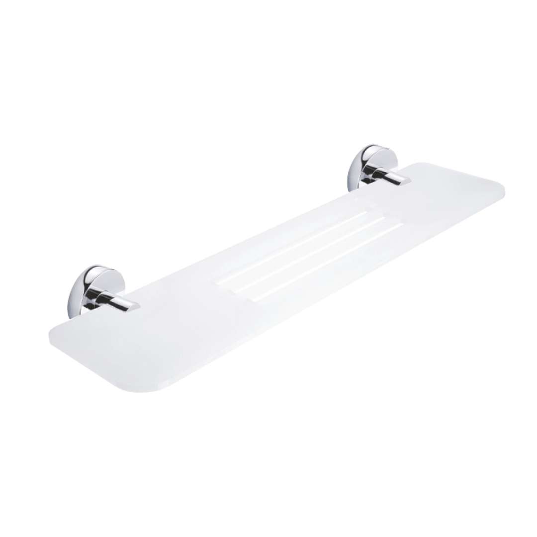 Nimco Unix - Półka IXI z wyfrezowanymi otworami 50 cm, chrom UN X350-26