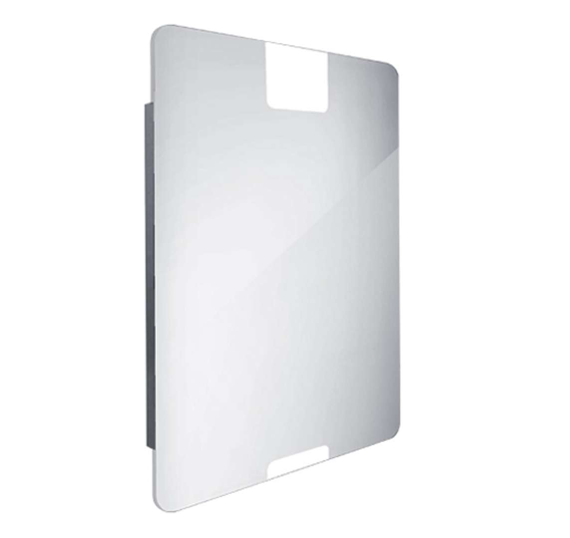 Nimco Lustra - Lustro z oświetleniem LED, 60x80 cm, aluminium ZP 21002