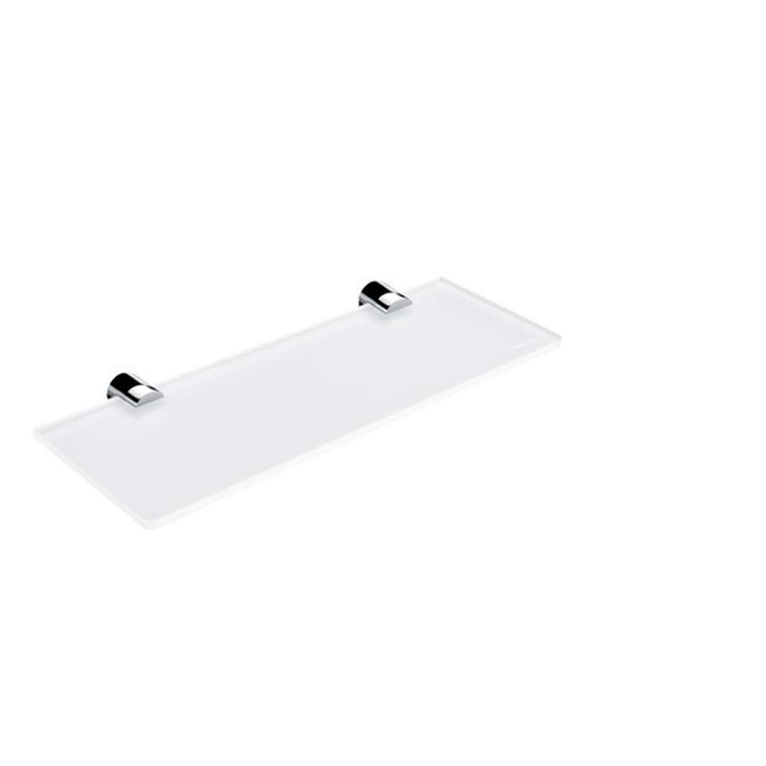 Nimco Bormo - Półka dł. 30 cm, szkło matowe/chrom BR 11091B-30-26