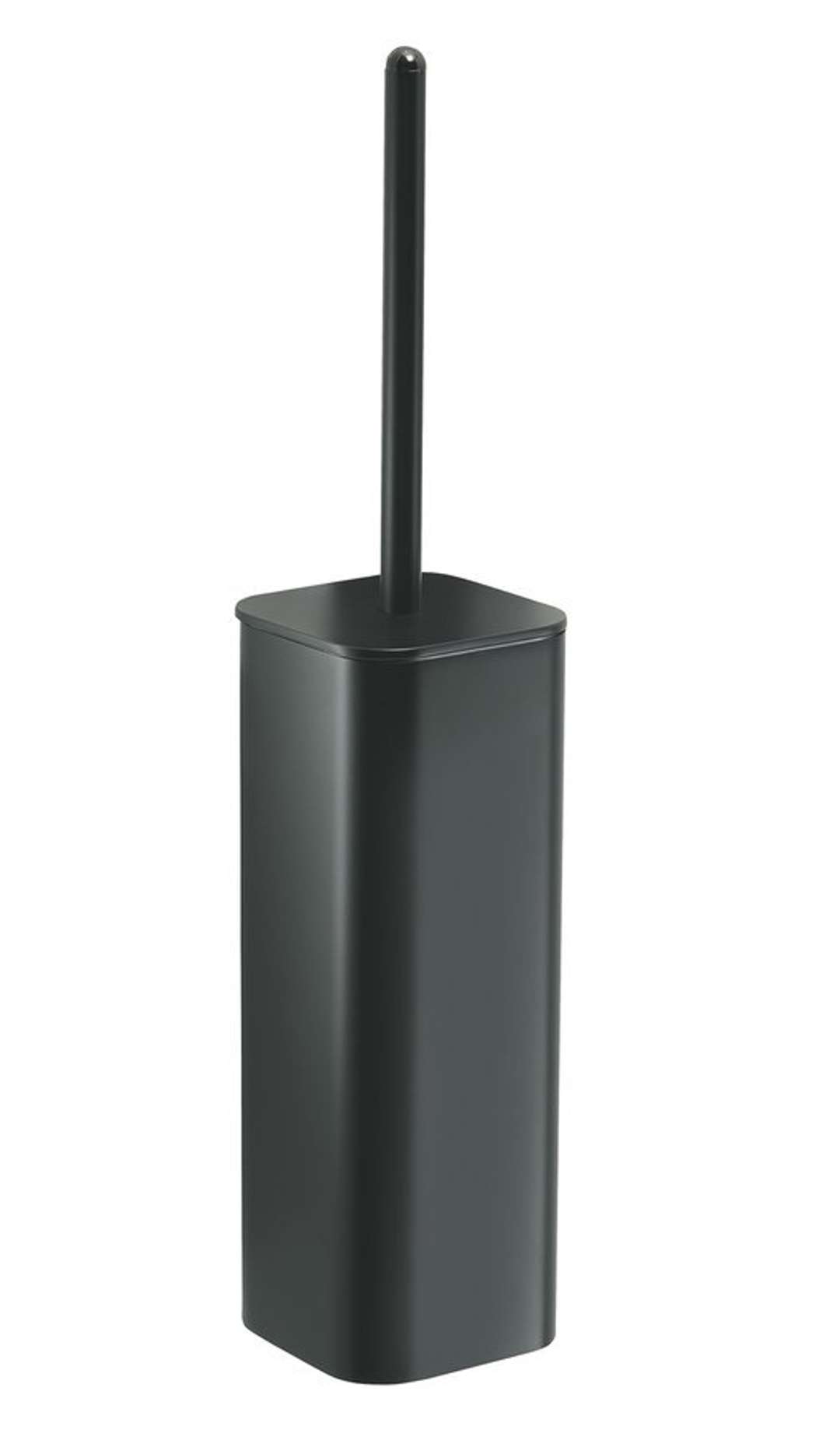 Sapho Flori - Szczotka do WC ścienna z uchwytem, kolor czarny mat 32330314