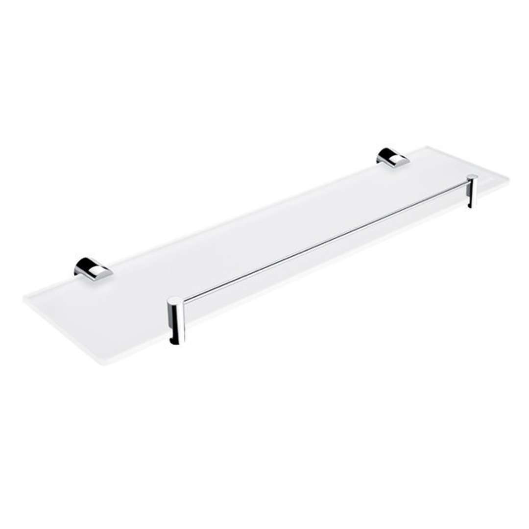 Nimco Bormo - Półka dł. 50 cm, szkło matowe/chrom BR 11091BX-50-26