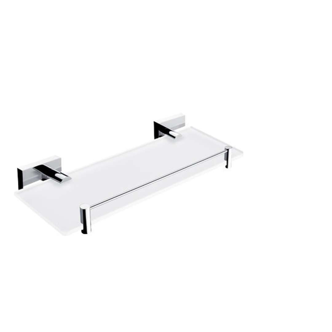 Nimco Keira - Półka z obudową, 30 cm, szkło matowe/chrom KE 22091BX-30-26