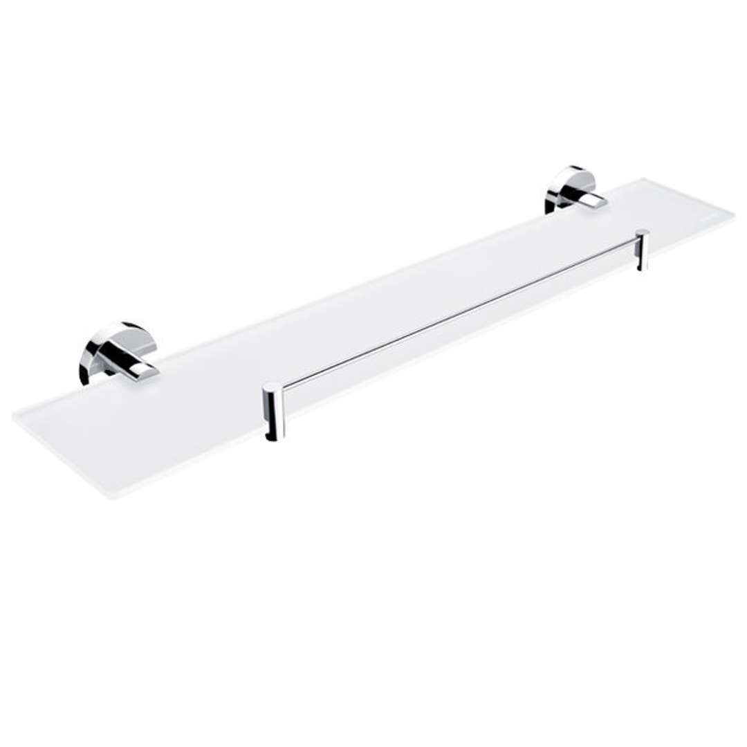 Nimco Unix - Półka dł. 60 cm, szkło matowe/chrom UN 13091BX-60-26