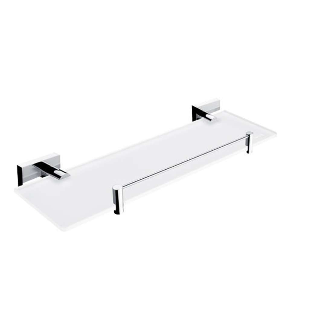 Nimco Keira - Półka z obudową, 40 cm, szkło matowe/chrom KE 22091BX-40-26