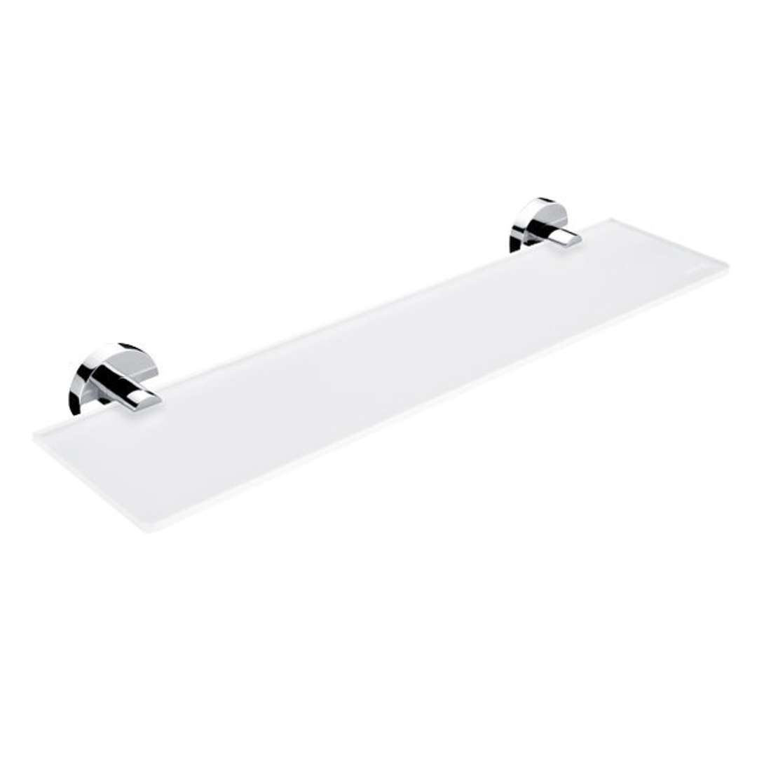 Nimco Unix - Półka dł. 50 cm, szkło matowe/chrom UN 13091B-50-26