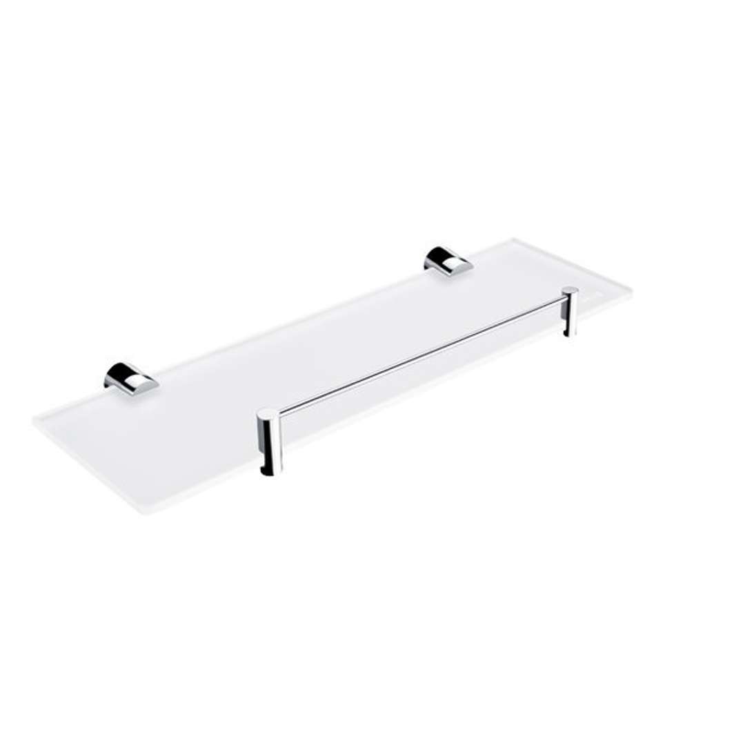 Nimco Bormo - Półka, długość 40 cm, szkło matowe/chrom BR 11091BX-40-26