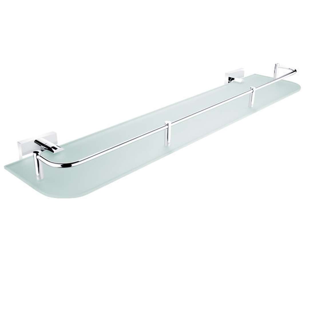 Nimco Keira - Półka z obudową, 60 cm, szkło matowe/chrom KE 22091AX-60-26