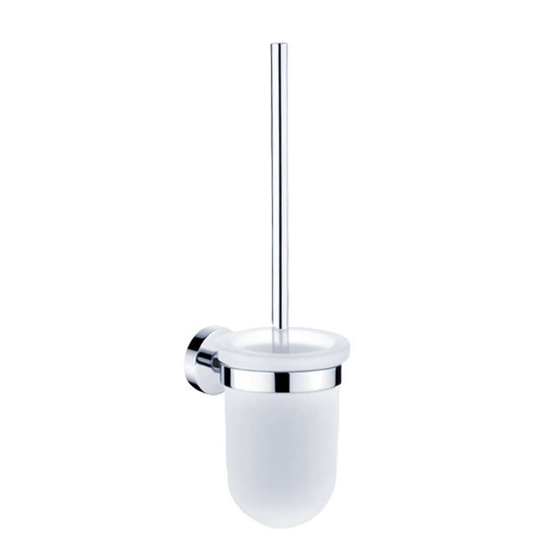 Nimco Unix - Szczotka do WC ścienna z uchwytem, szkło matowe/chrom UN 13094WN-26