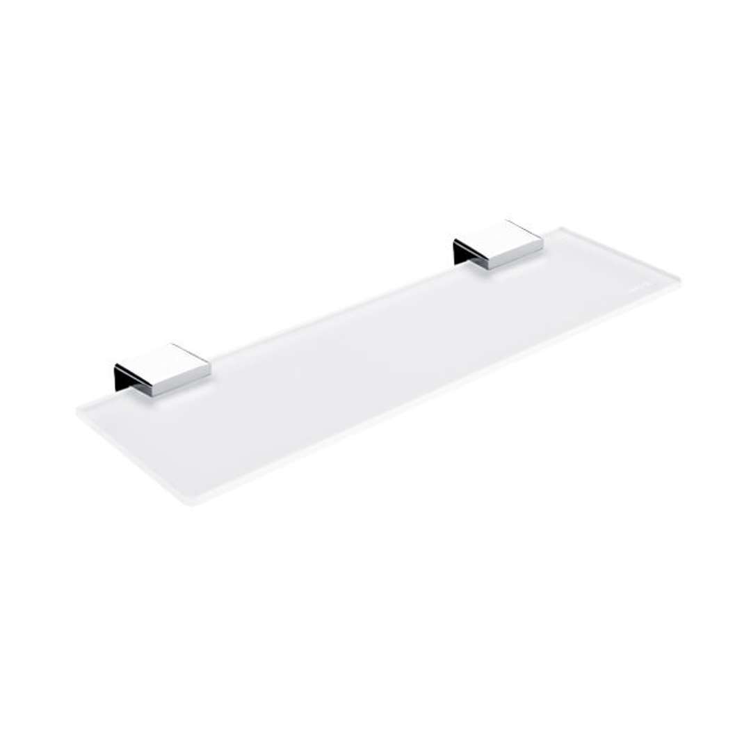 Nimco Kibo - Półka, długość 40 cm, szkło matowe/chrom Ki 14091B-40-26