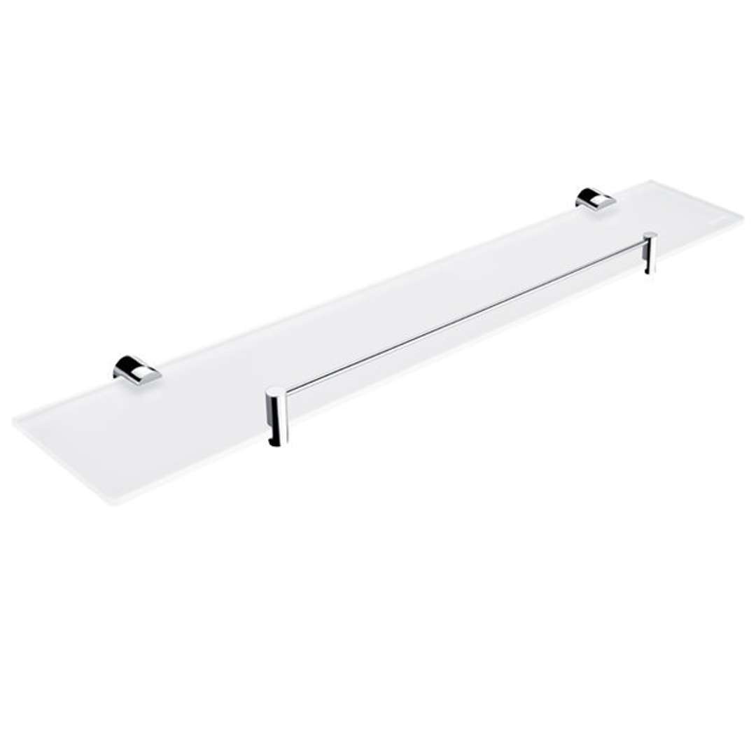 Nimco Bormo - Półka dł. 60 cm, szkło matowe/chrom BR 11091BX-60-26