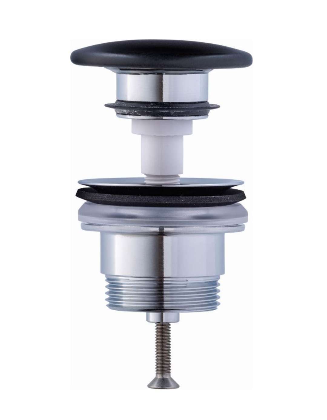 Duravit Akcesoria - Zamykany odpływ zlewozmywakowy Push-Open, 1 1/4, antracyt mat 0050791300