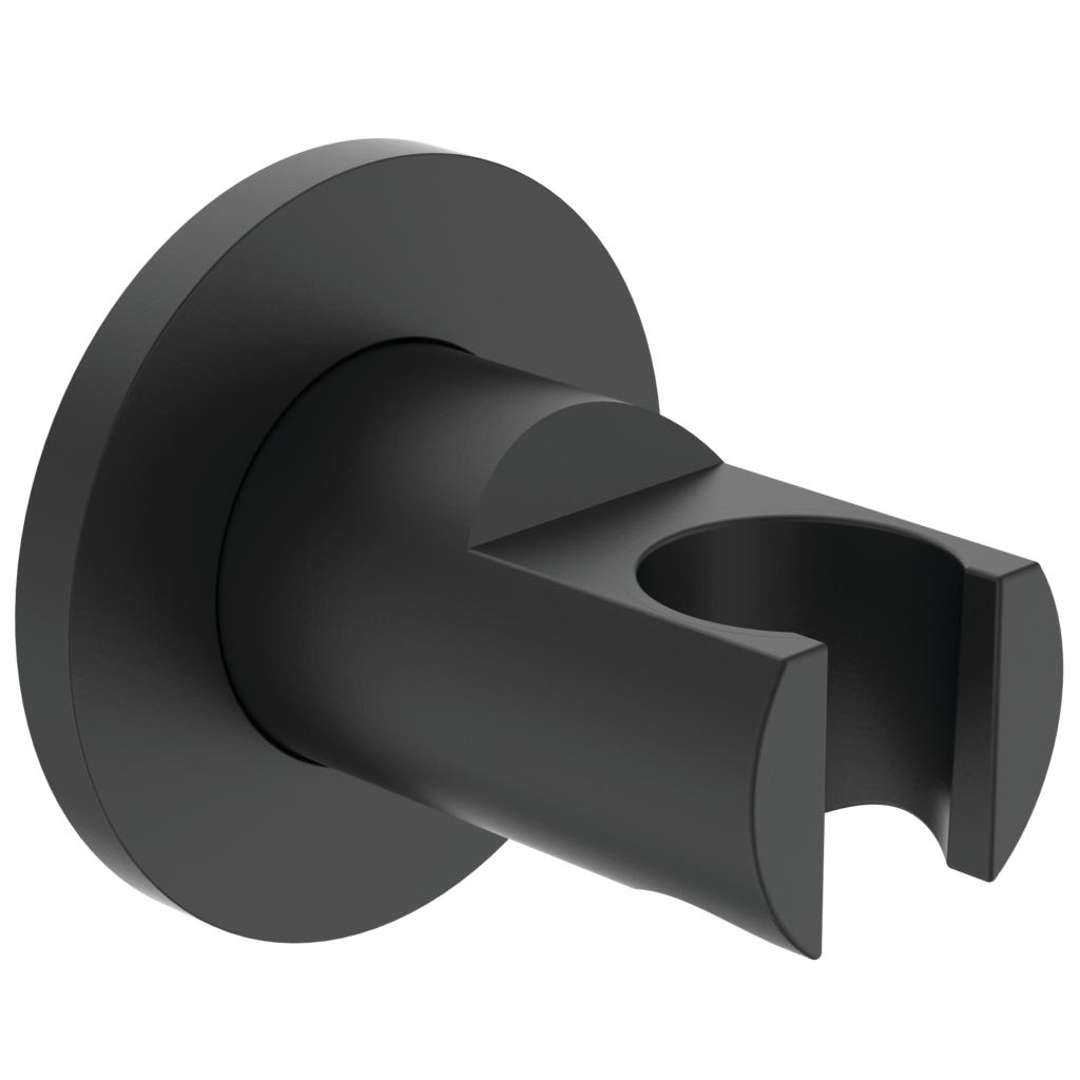 Ideal Standard ALU+ - Uchwyt prysznicowy, jedwabiście czarny BC806XG