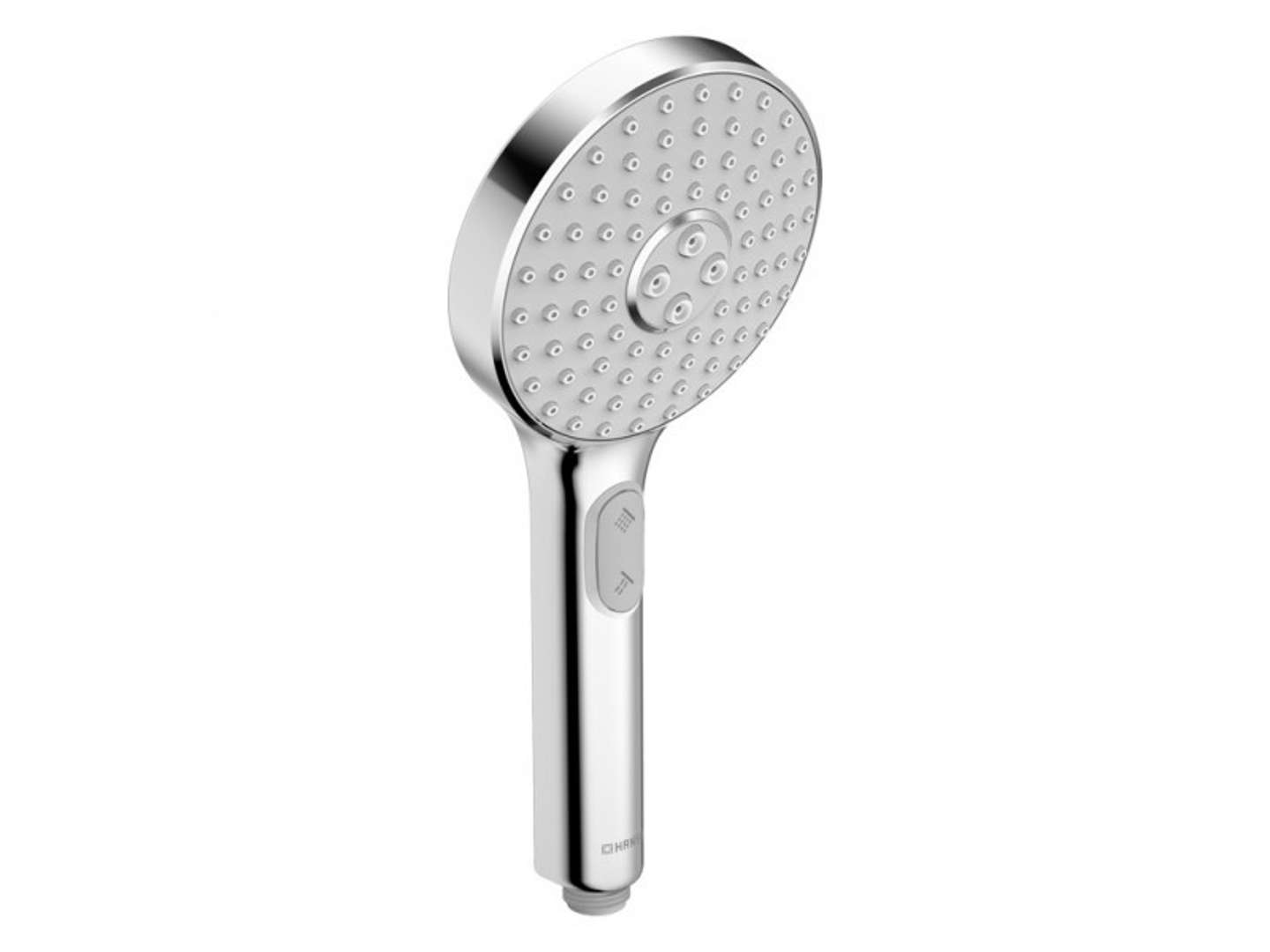 Hansa Activejet - Głowica prysznicowa 120, 3 strumienie, jasnoszary/chrom 84330100