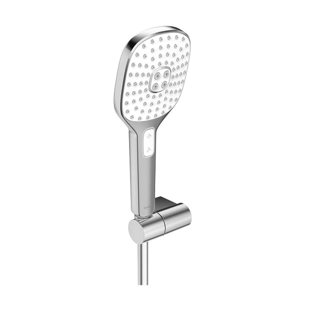 Hansa Activejet - Zestaw  prysznicowy, 3 strumienie, uchwyt i wąż, chrom 84380233