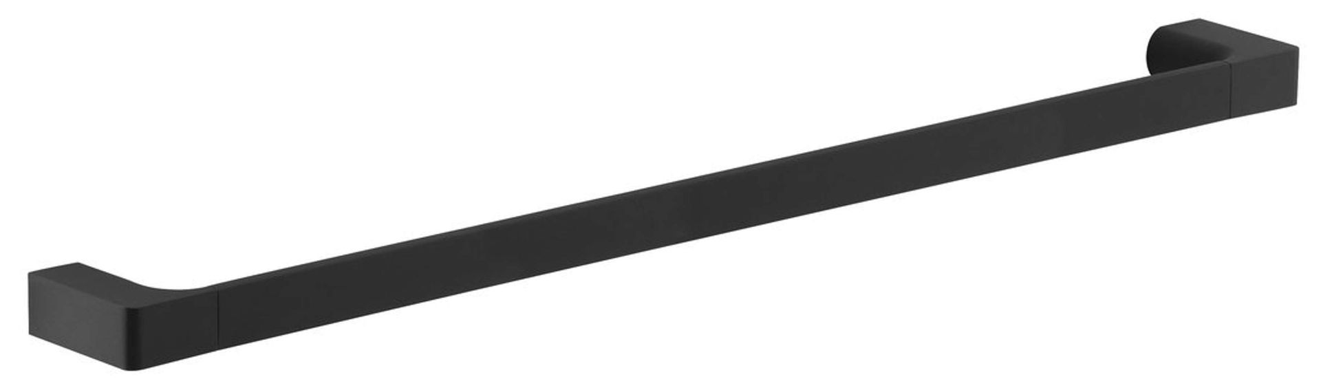 Sapho Gedy Pirenei - Wieszak na ręcznik, długość 80 cm, czarny mat PI218014