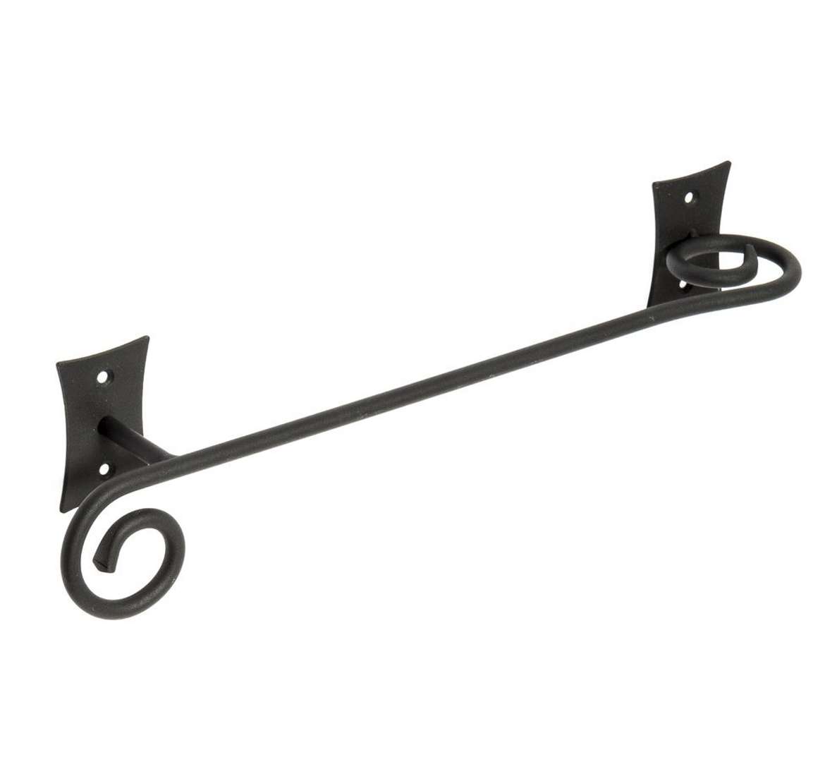 Sapho Rebecca - Wieszak na ręcznik, długość 30 cm, czarny CC320
